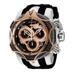 INVICTA - Reloj para Hombre Venom . Reloj Análogo Negro Acero inoxidable
