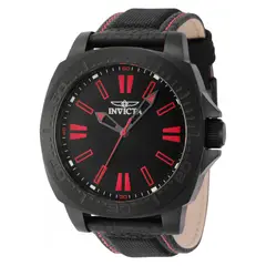 INVICTA - Reloj para Hombre Speedway . Reloj Análogo Negro Acero inoxidable