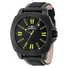 INVICTA - Reloj para Hombre Speedway . Reloj Análogo Negro Acero inoxidable