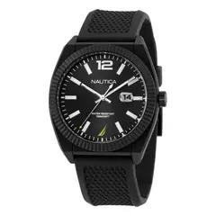 NAUTICA - Reloj para Hombre . Reloj Análogo Negro Cerámica