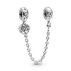 PANDORA - Cadena de Seguridad Árbol Genealógico Plata Esterlina