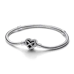 PANDORA - Brazalete Corazon Infinito Plata Esterlina