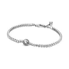 PANDORA - Brazalete de tenis RelucienteEn Plata Esterlina