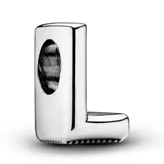 PANDORA - Charm Letra L Plata Esterlina