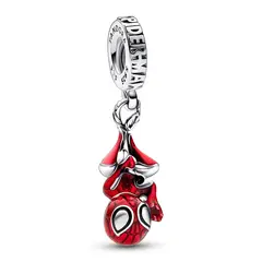 PANDORA - Charm Spider-Man Colgado de Marvel Plata Esterlina
