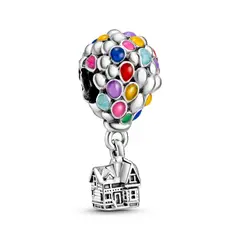 PANDORA - Charm de la Casa y los Globos de Up de Disney Plata Esterlina