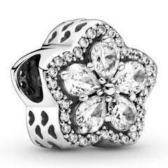 PANDORA - Charm Brillante Copo de Nieve en Pavé Plata Esterlina