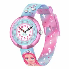 FLIK FLAK - Reloj para Niña SPARKLE KINGDOM. Reloj análogos Plástico Azul