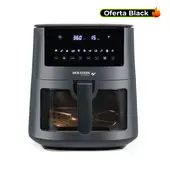 HOLSTEIN HOUSEWARES - Freidora de aire Holstein con ventana de visualización 7,2 lt