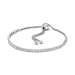 PANDORA - Brazalete Deslizante Brilla En Plata Esterlina