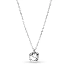 PANDORA - Collar Familia Por Siempre En Plata Esterlina