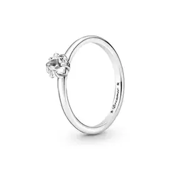 PANDORA - Anillo Estrella Brillante En Plata Esterlina