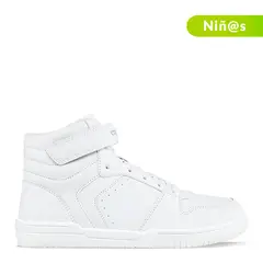 CROYDON - Tenis Faler Blanco Unisex Velcro | Tenis Blancos para Niño | Tenis Escolares