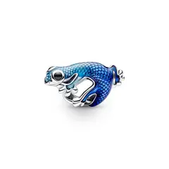 PANDORA - Charm Gecko Azul Metálico Plata Esterlina