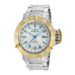 INVICTA - Reloj para Hombre Subaqua - Reloj Análogo Plateado Acero inoxidable