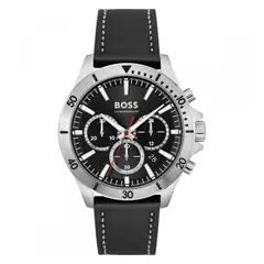 HUGO BOSS - Reloj para Hombre troper - Reloj Análogo negro Acero inoxidable