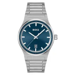 HUGO BOSS - Reloj para Hombre candor - Reloj Análogo plateado Acero inoxidable