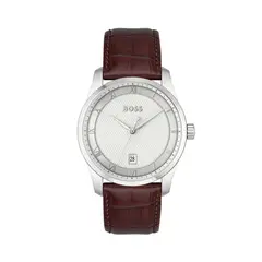 HUGO BOSS - Reloj para Hombre - Reloj Análogo Marrón Acero inoxidable