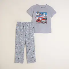 HOT WHEELS - Pijama Niño Cintura elásticada