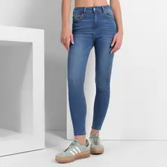 DENIMLAB - Jean Skinny Mujer Tiro medio