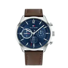 TOMMY HILFIGER - Reloj para Hombre Matthew . Reloj Análogo Cuero Marrón