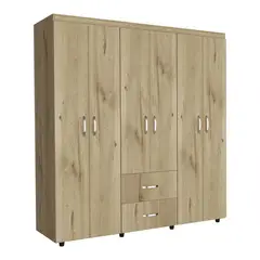 RTA DESIGN - Clósets Moderno en Aglomerado MDP 6 Puertas 2 Cajones 180 x 170.3 x 50.3 cm