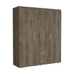 RTA DESIGN - Clósets Moderno en Aglomerado MDP 4 Puertas 2 Cajones 177.9 x 150.3 x 50.4 cm