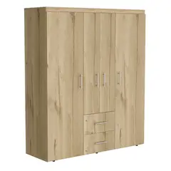 RTA DESIGN - Clósets Moderno en Aglomerado MDP 4 Puertas 2 Cajones 177.9 x 150.3 x 50.4 cm