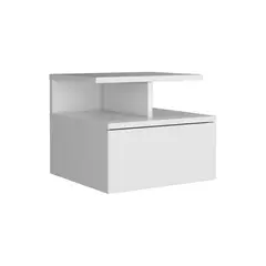 RTA MUEBLES - Mesa de Noche Moderna 1 Cajón 295 x 356 x 336 cm