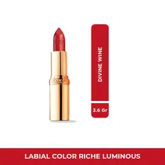 LOREAL PARIS - Labial larga duración Color Riche Luminous 3.6 g