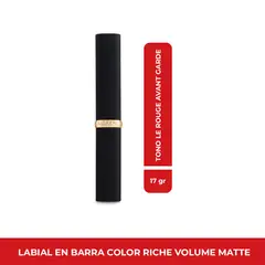 LOREAL PARIS - Labial larga duración Colour Riche Volume Matte 3.6 g