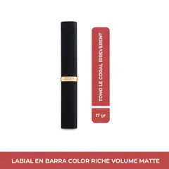 LOREAL PARIS - Labial larga duración Colour Riche Volume Matte 3.6 g