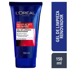 LOREAL PARIS - Limpiador RVT PRO-RETINOL CLEANSER Loreal Para Todo tipo de piel 150 ml