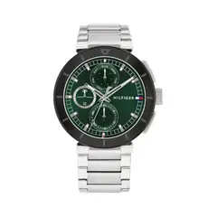 TOMMY HILFIGER - Reloj para Hombre 1792117 - Reloj Análogo Acero inoxidable Plateado