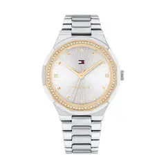 TOMMY HILFIGER - Reloj para Mujer 1782723 - Reloj Análogo Acero inoxidable Plateado