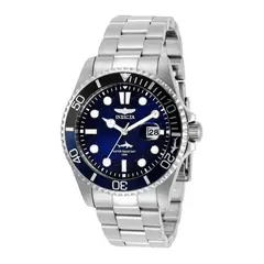 INVICTA - Reloj para Hombre Pro Diver - Reloj Análogo Plateado Acero inoxidable