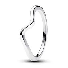 PANDORA - Anillo Ola Pulida Plata Esterlina