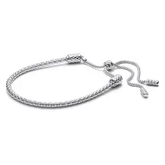 PANDORA - Brazalete Moments Cadena con Tachuelas Deslizante Plata Esterlina