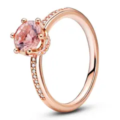 PANDORA - Anillo Corona Recubrimiento Oro Rosa