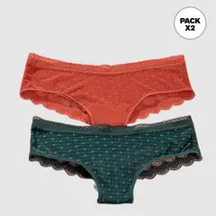 LEONISA - Calzón pack colaless para Mujer