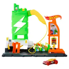 HOT WHEELS - Pista de carro Hot Wheels: Super Gasolinera