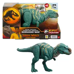 JURASSIC WORLD - Dinosaurio De Juguete Rugido Salvaje Majungasaurus