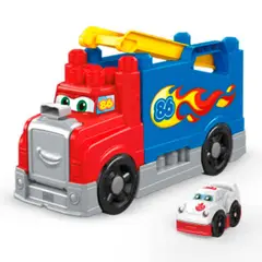 undefined - MEGA BLOKS, Camión Construye y Corre, Juguete de Construcción Armable, Juguetes para Niños de 1 año en adelante