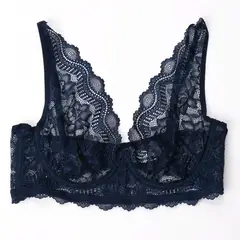 UNIVERSITY CLUB - Bralette Encaje sin copa con varilla