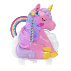 POLLY POCKET - Polly Pocket, Set de Juego Compacto Unicornio y Arcoíris, Juguetes para Niña, 4+ Años, Juguete Mattel