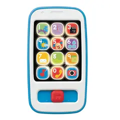 FISHER PRICE - Fisher-Price Smartphone de Aprendizaje Azul Ríe y Aprende Juguete para Bebé
