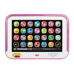 FISHER PRICE - Fisher-Price Tablet de Aprendizaje Crece Conmigo Rosa Ríe y Aprende Juguete para Bebé