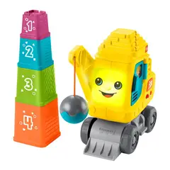 FISHER PRICE - Fisher-Price, Grúa Aprende A Contar, Juguete Para Bebé, Juguetes Didácticos, 9 Meses En Adelante