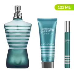 JEAN PAUL GAULTIER - Set de Perfume de Hombre Incluye: Perfume 125 ml + Body Gel 75 ml + Travel Size 10 ml