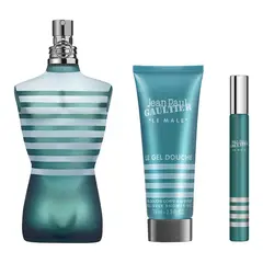 JEAN PAUL GAULTIER - Set de Perfume de Hombre Incluye: Perfume 125 ml + Body Gel 75 ml + Travel Size 10 ml